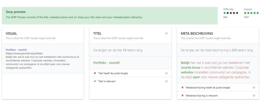 SEO Audit Suggesties